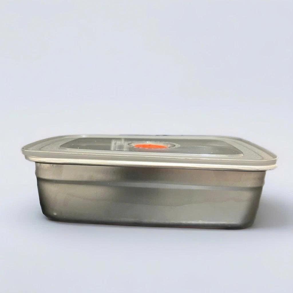 Hộp Inox 150ML Dày Dặn, Nắp Đậy Silocon Hút Chân Không, zoang chống chàn