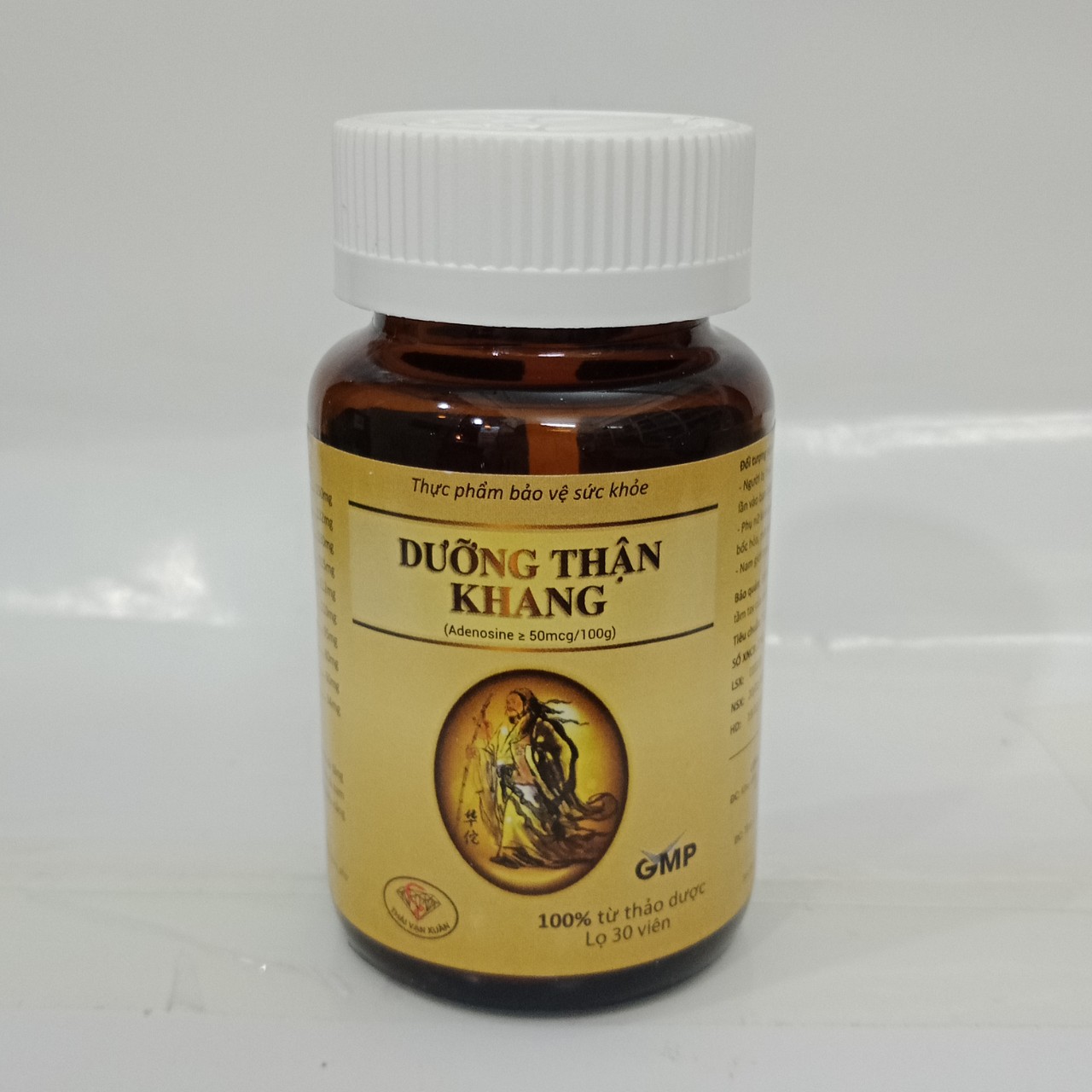 Viên nang DƯỠNG THẬN KHANG chứa nhung hươu, đông trùng hạ thảo, đương quy, Bổ thận, giảm tiểu đêm, tăng cường chức năng sinh lý -lọ 30 viên