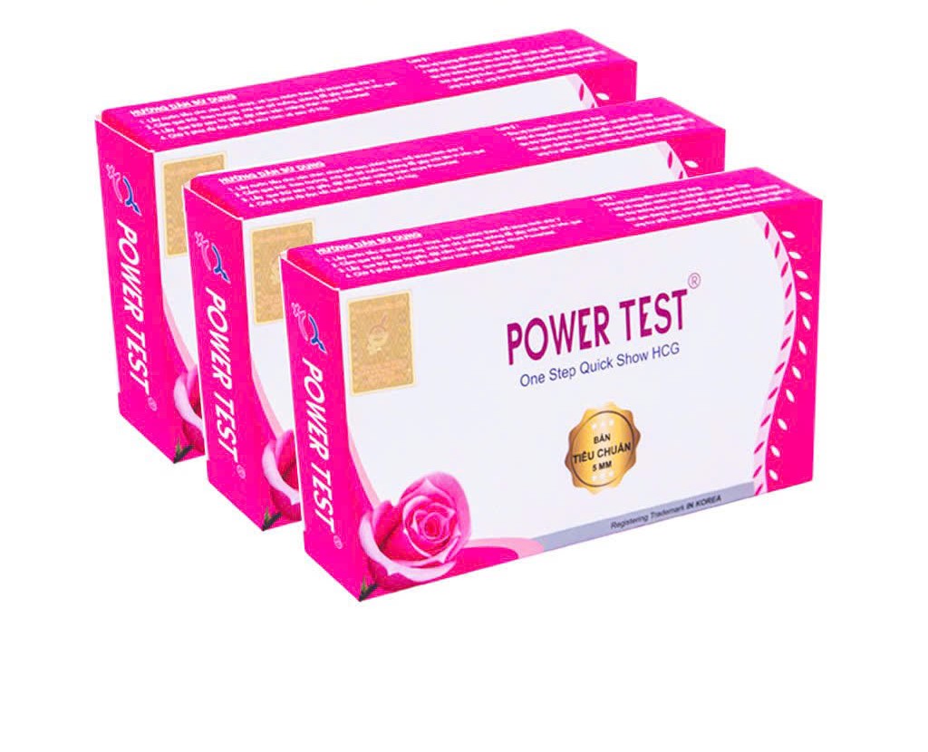 combo Que thử thai Powertest +bút thử thai Powertest