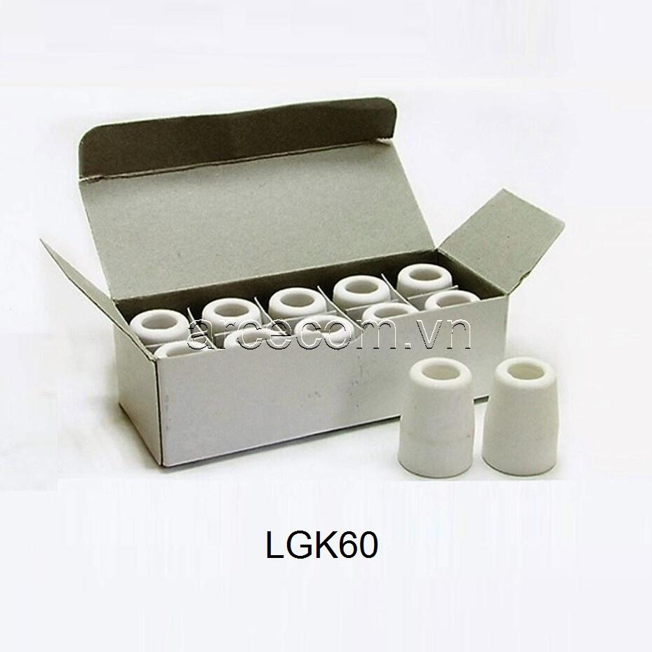 Sứ cắt Plasma KLG60 - Chụp khí cắt plasma LGK60( Hộp 10 cái)