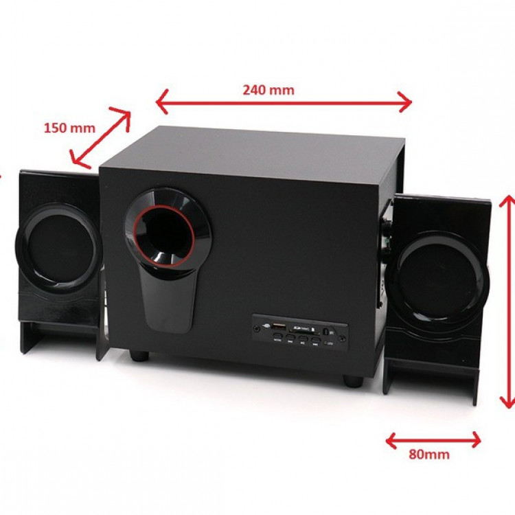 LOA 3 LOA BLUETOOTH CHO ĐIỆN THOẠI VÀ MÁY TÍNH CAO CẤP PKCB X6U 13