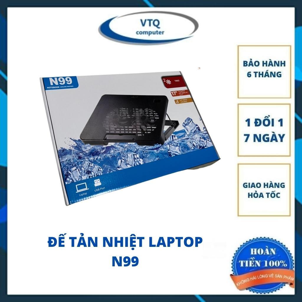 Đế giá đỡ quạt tản hút nhiệt N99 laptop máy tính bền tốt - quạt tản nhiệt to chạy êm làm mát cực nhanh