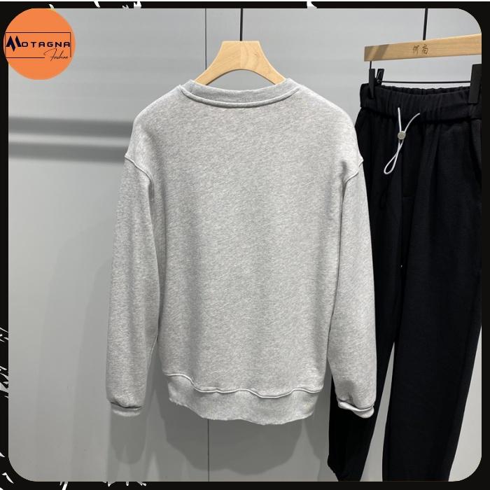 Áo nỉ cổ tròn dáng ôm, Áo thu đông nam chất đẹp cao cấp in HARD ROCK basic mã NZ660