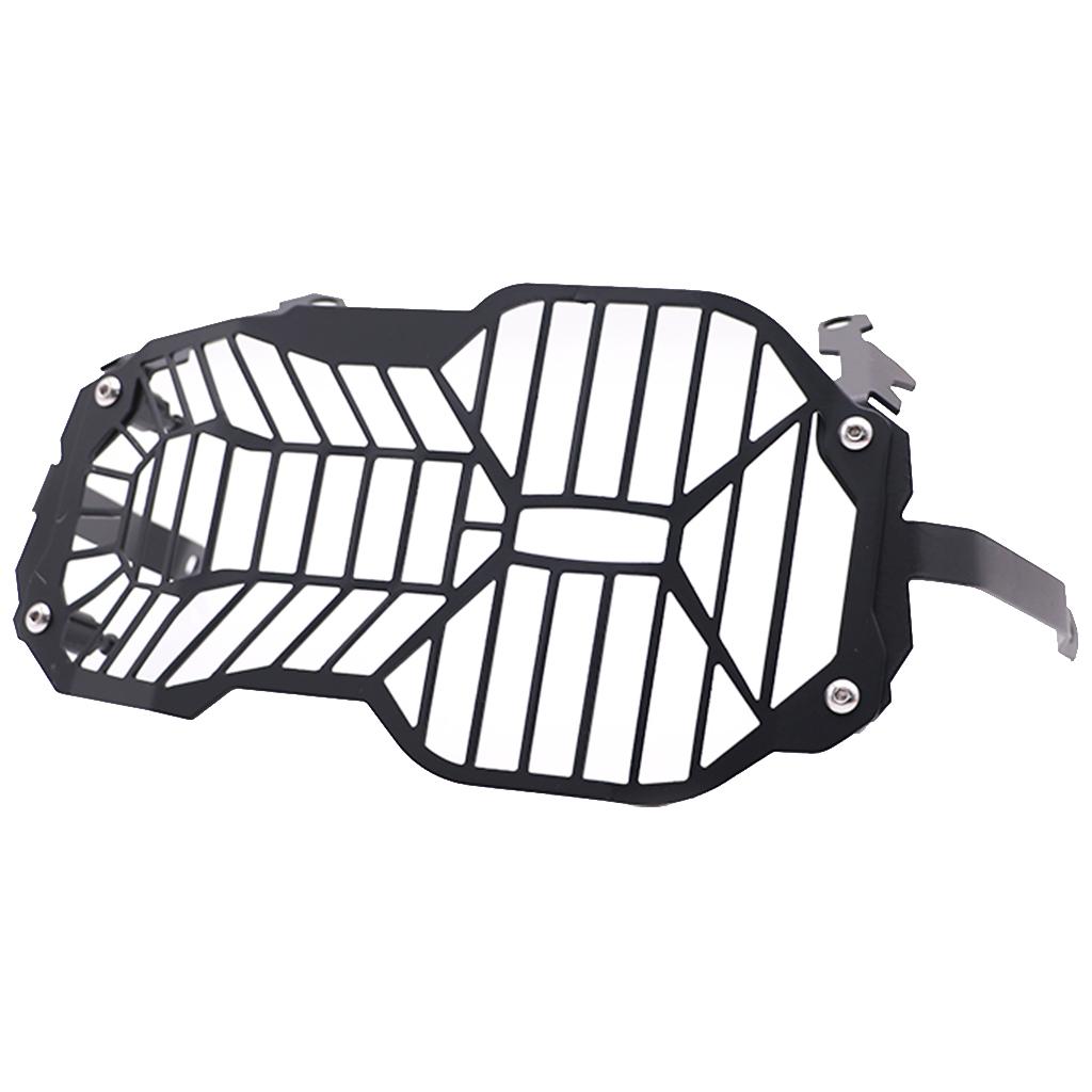 Black Motorcycle Headlight Grille Mesh Grille Headlight Mesh Hood for