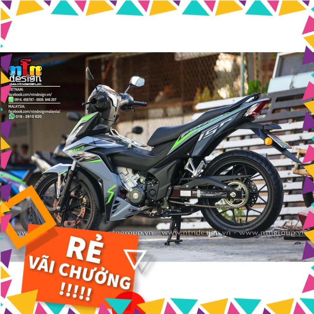 Tem Rời Winner V1 Mẫu Xi Măng Đen Xanh Chữ R