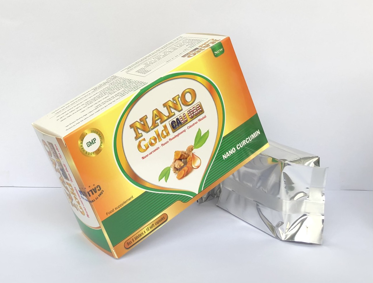 Nano Gold Calusa - Nghệ Hộp 60 viên