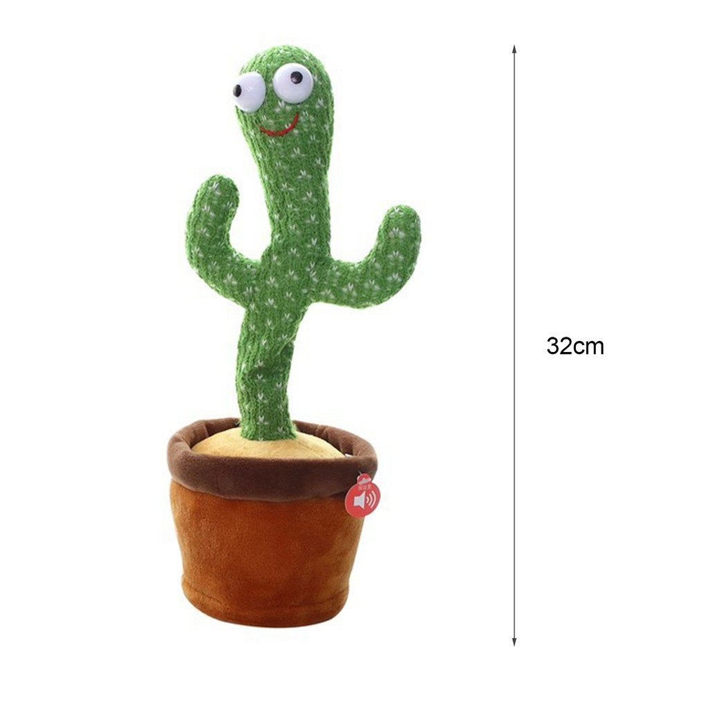 Đồ chơi xương rồng nhảy múa uốn lượn Dancing Cactus phát ra âm thanh vui nhộn biết nhại tiếng