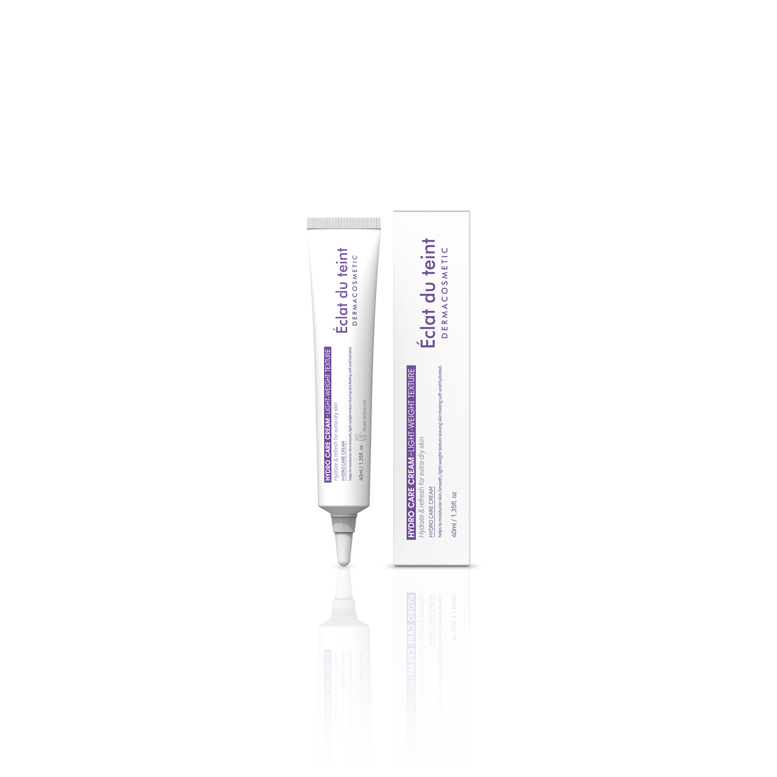Kem Tái Tạo Và Dưỡng Ẩm Phục Hồi Sau Tổn Thương Éclat Du Teint Hydro Care Cream Light - Weight Texture 40ml