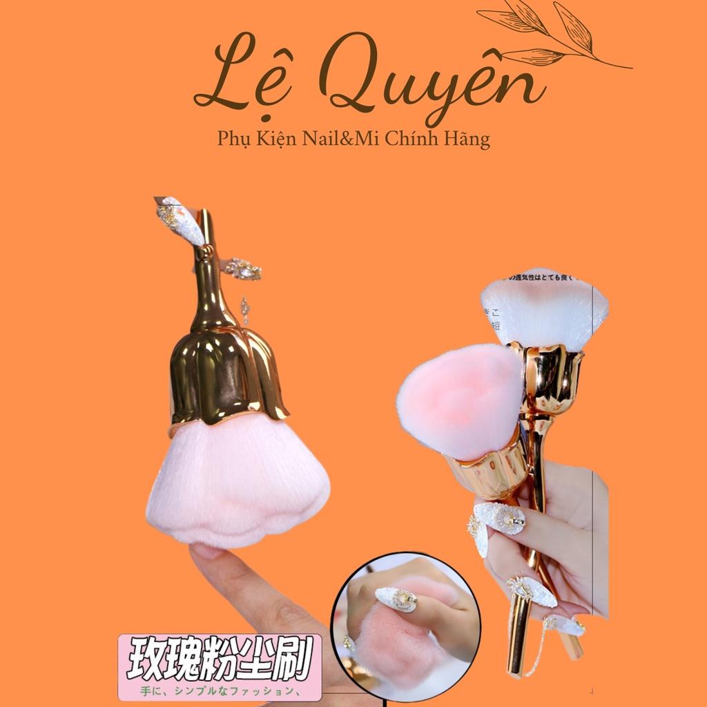 Chổi Phủi Bụi Móng Tay Hoa Hồng_Chổi Phủi Bụi Nail
