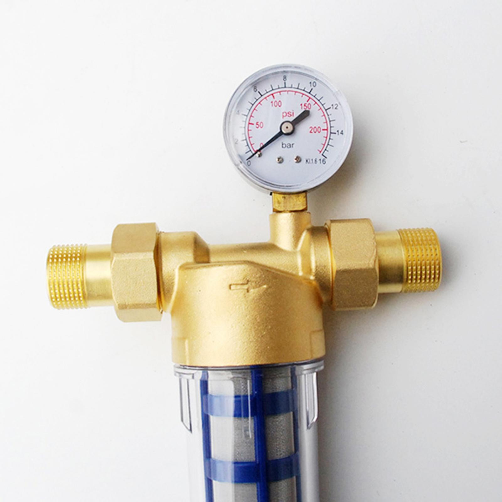 Household Mesh Down Water Filter System Sediment Water Filter 1/2inch