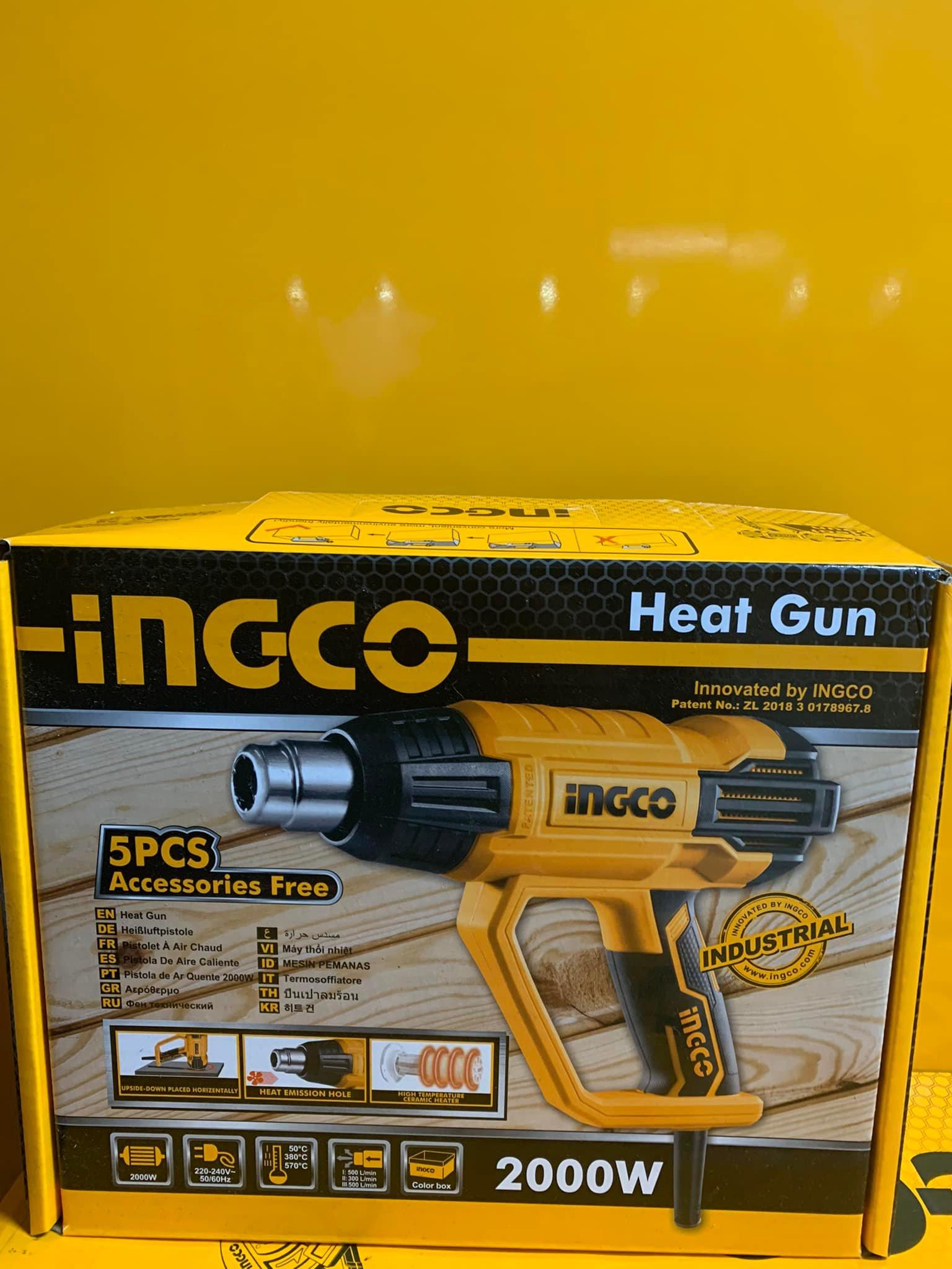 MÁY THỔI HƠI NÓNG 2000W INGCO HG200028-1