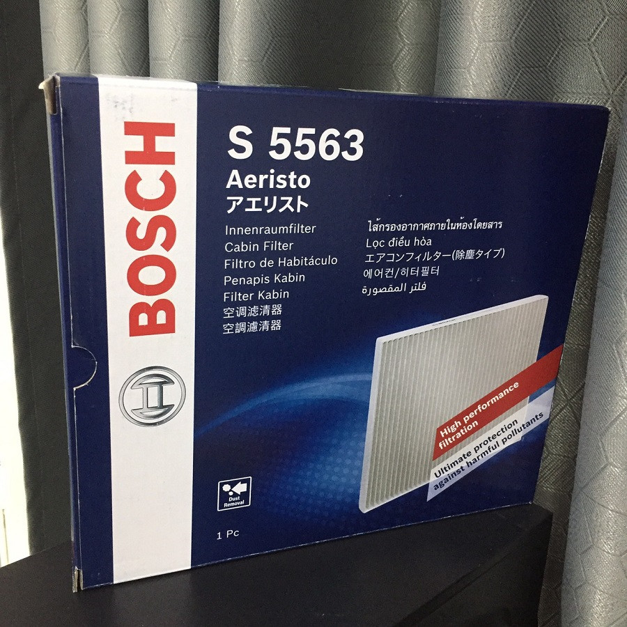 Lọc Điều Hòa Loại Tiêu Chuẩn BOSCH Ariesto S5563 Dành cho Xe Hyundai SantaFe