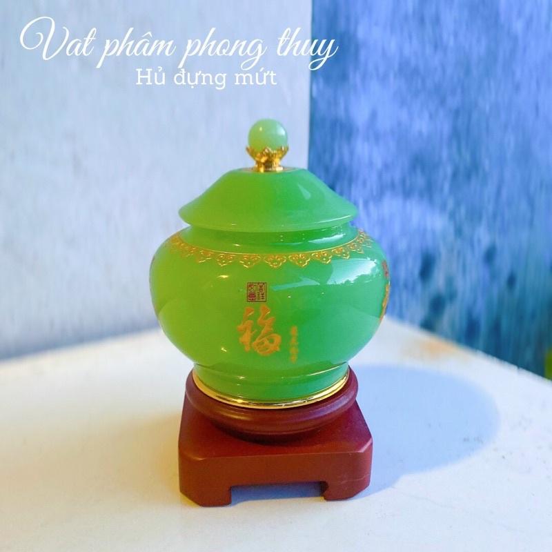 Thố, Hũ Tài Lộc Đá Ngọc - cao 23cm