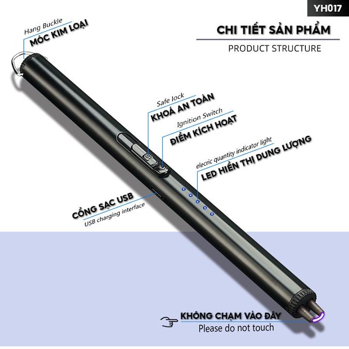 Dụng Cụ Mồi Lửa Cho Nến Thơm Với Tia Đơn Plasma Nhiều Màu Sắc Tiện Lợi Khi Dùng YH-017