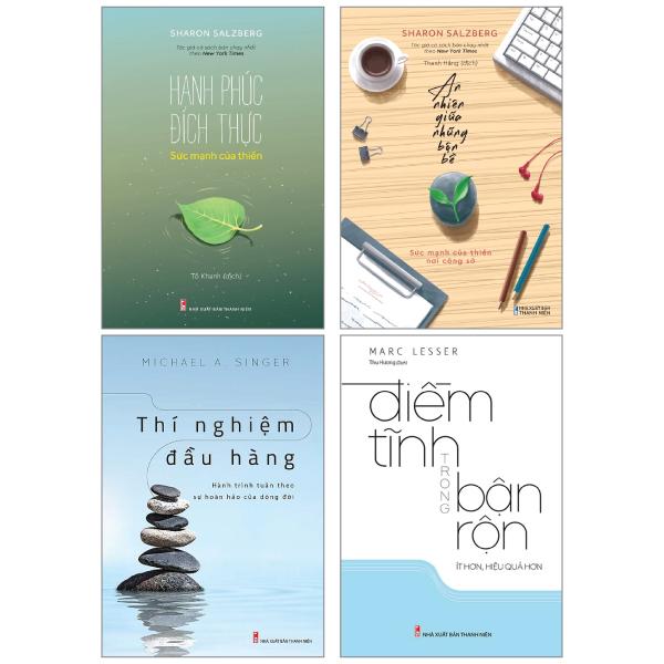 Combo Sách Thí Nghiệm Đầu Hàng + Điềm Tĩnh Trong Bận Rộn + Hạnh Phúc Đích Thực + An Nhiên Giữa Những Bộn Bề