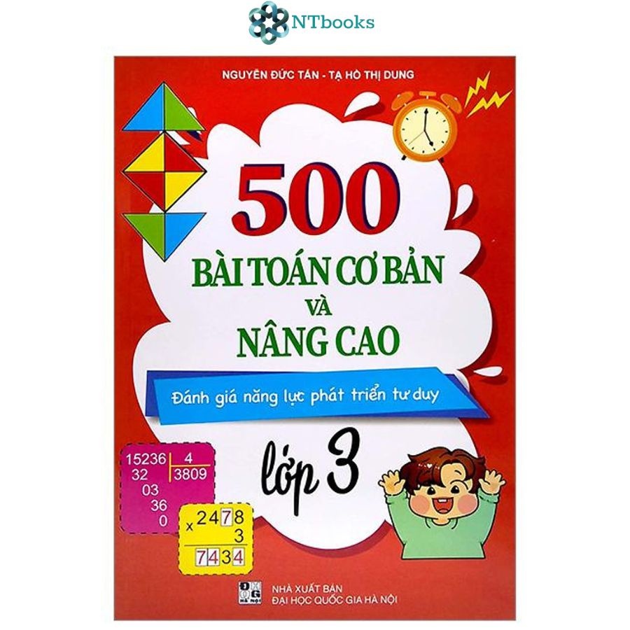 Combo 2 cuốn sách Phát Triển Năng Lực Tự Học Toán 3 + 500 Bài Toán Cơ Bản Và Nâng Cao Lớp 3