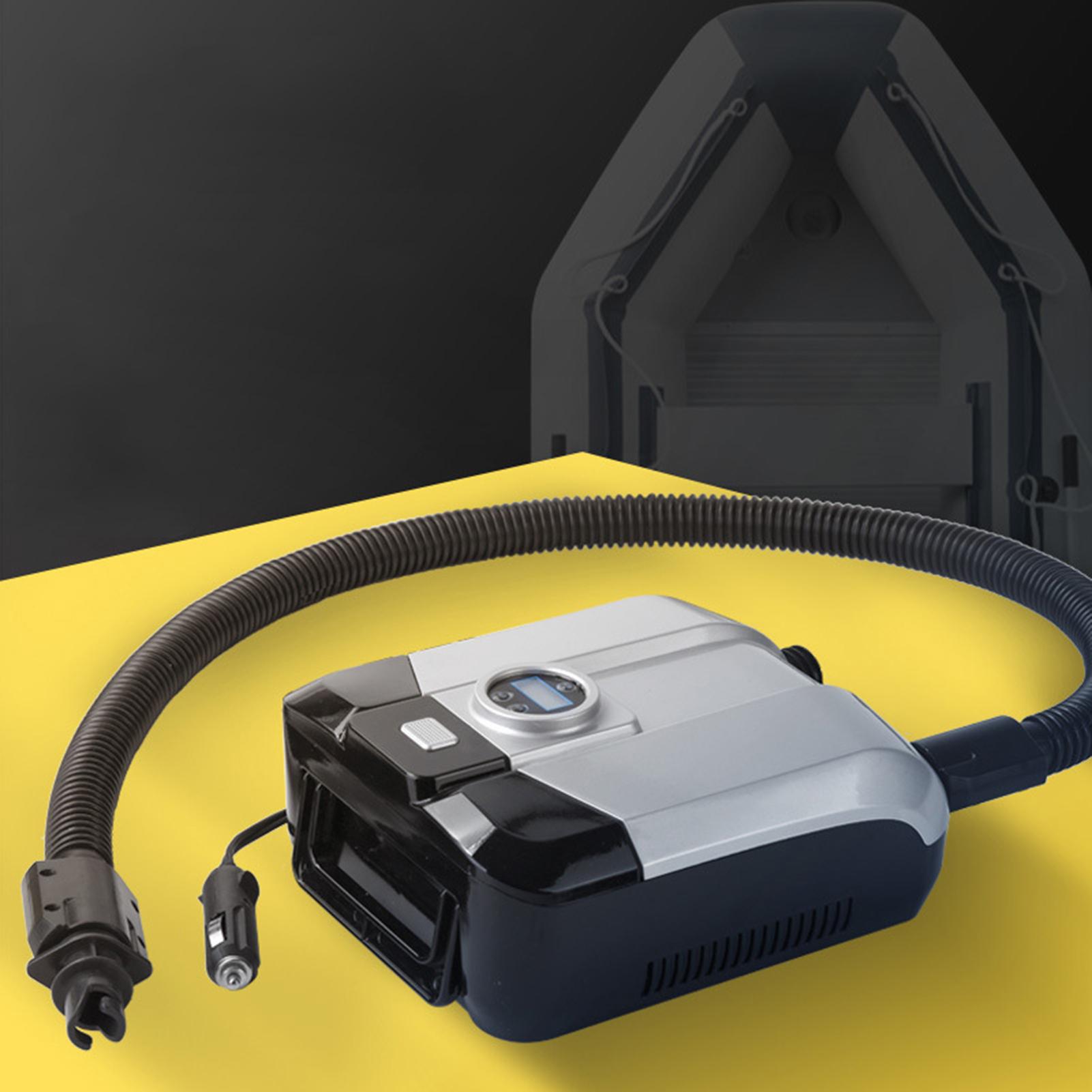 Electric SUP Air Pump 12 Volt Quick Air Inflator Deflator with Digital Display for Inflatable SUP Stand Up Paddle Board