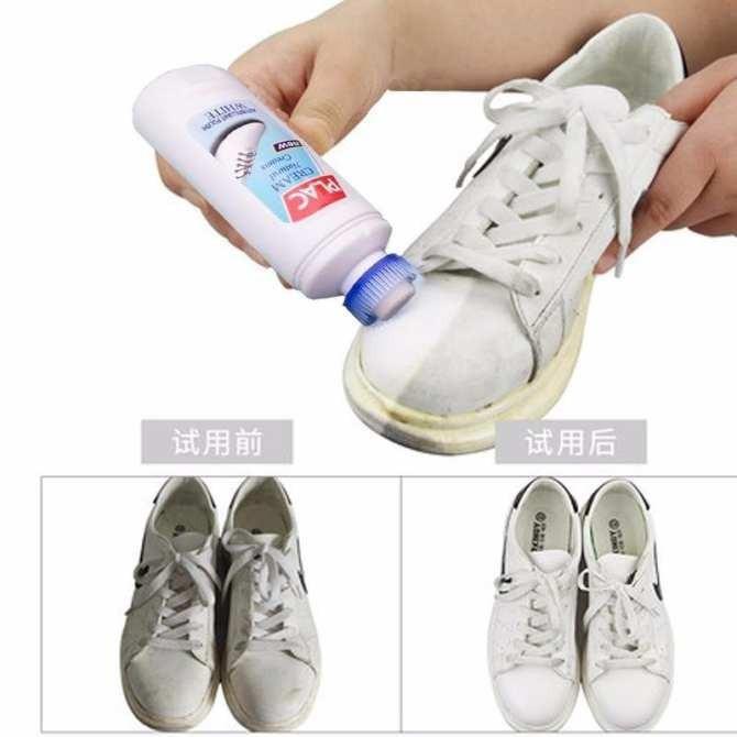 Chai Tẩy Trắng Giầy, Dép, Túi Xách Đa Năng PLAC. Siêu Sạch, Siêu Nhanh