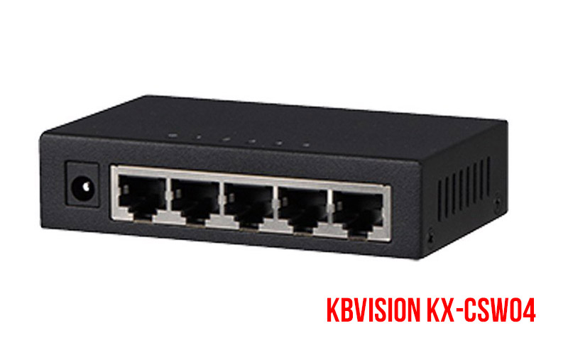 Switch Ethernet 5 Cổng KBVISION KX-CSW04-hàng chính hãng