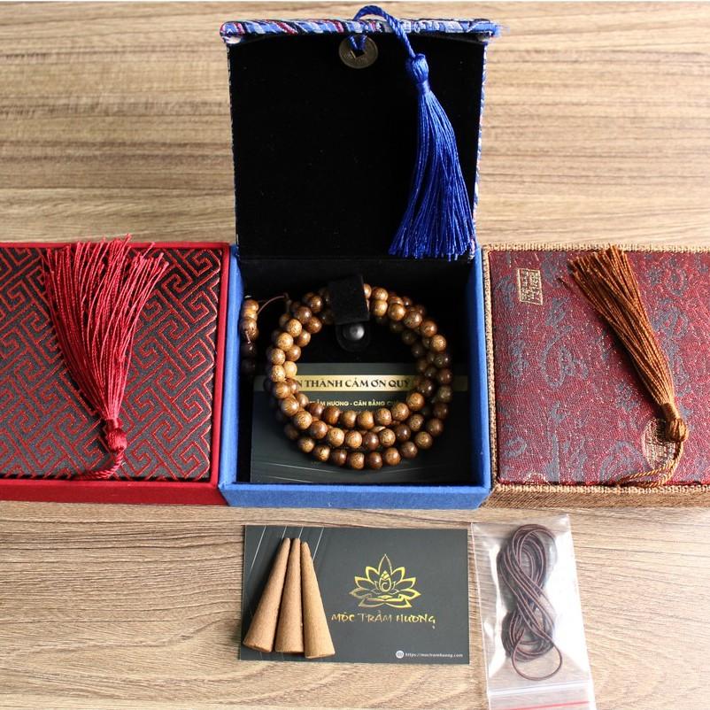 Hộp Gấm Đỏ đựng vòng, đồ phong thủy sang trọng Siêu Đẹp - Chắc Chắn- Hộp Quà Tặng