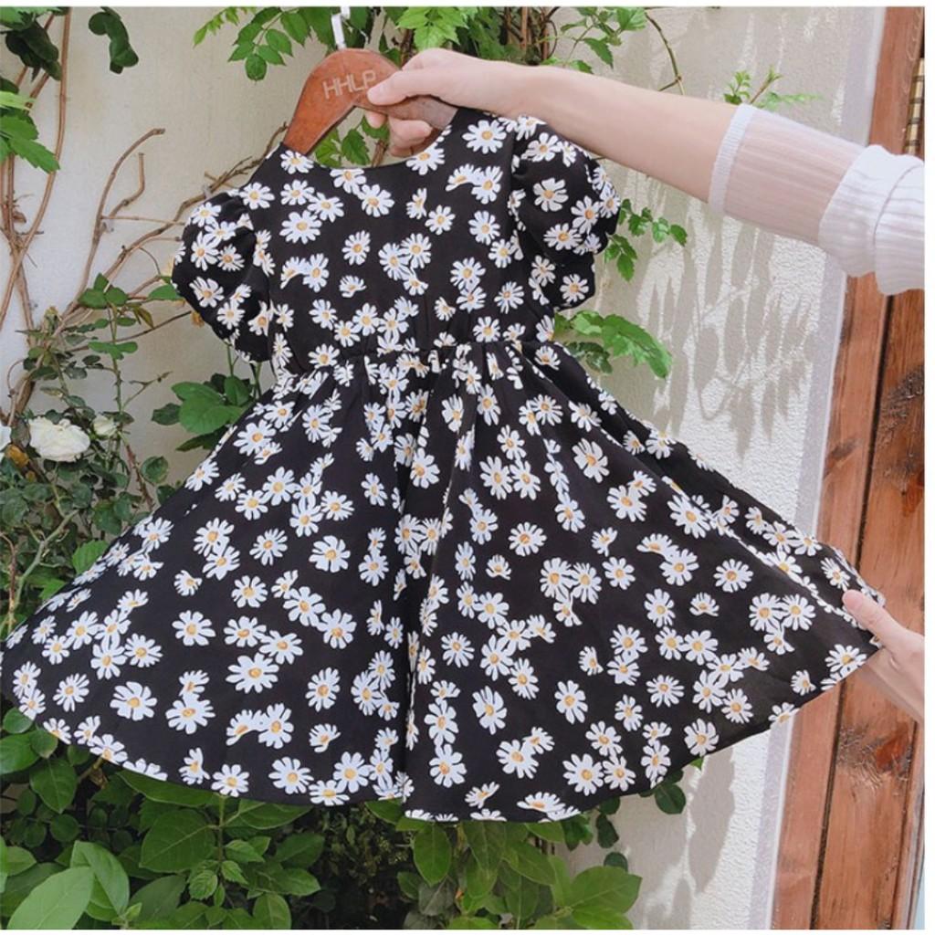 Váy cotton Hoa Cúc Nhí Cho Bé
