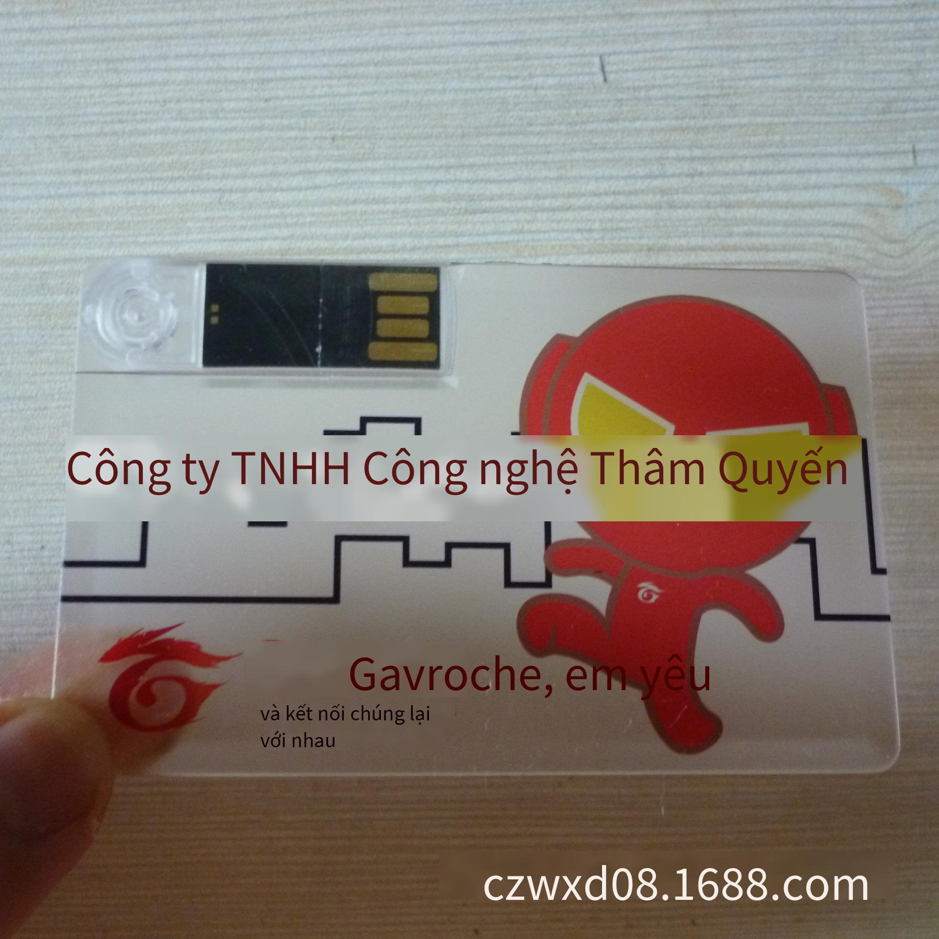 Ưu đãi đặc biệt thẻ xoay trong suốt đĩa u 8g siêu mỏng chống nước và chống sốc đĩa u quảng cáo họp triển lãm đĩa usb in logo