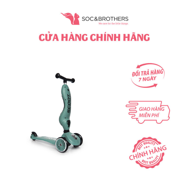 Xe scooter trẻ em Scoot and Ride Highwaykick 1 màu Forest