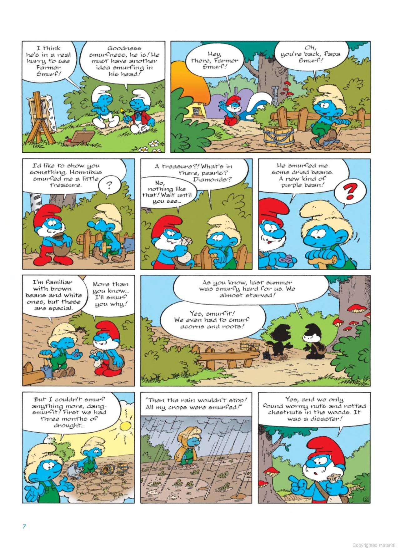 Sách ngoại văn: The Smurfs Tales Vol. 11 - The Smurfs And The Purple Beans And Other Stories