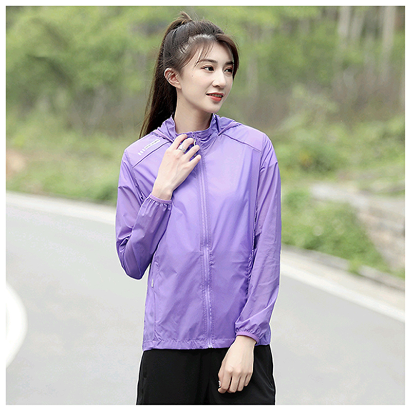 Xin mọi người Bộ áo khoác chống nắng nhiều màu sắc cho nam và nữ Quần áo bảo vệ mặt trời Áo khoác da mỏng chống tia cực tím mát Quần áo thể thao khô