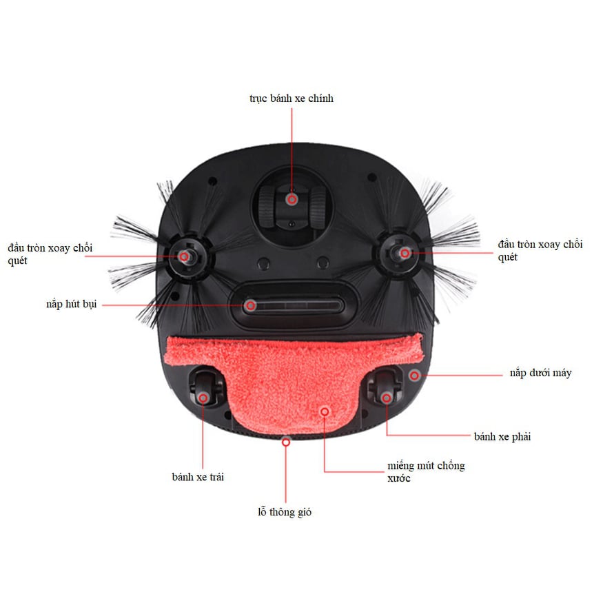 Robot lau nhà thế hệ mới - lau nhà và hút bụi