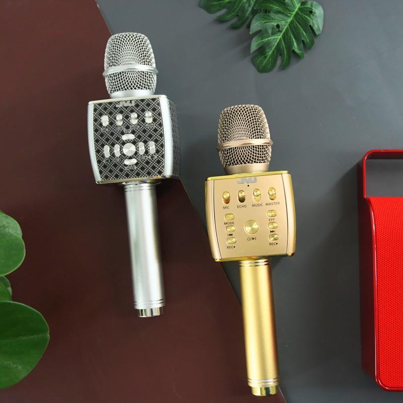 Micro Karaoke Bluetooth YS95  JVJ  kèm loa không dây tích hợp Live Stream giả giọng nói -Kèm bộ thu tín hiệu qua loa rời - Hàng chính hãng