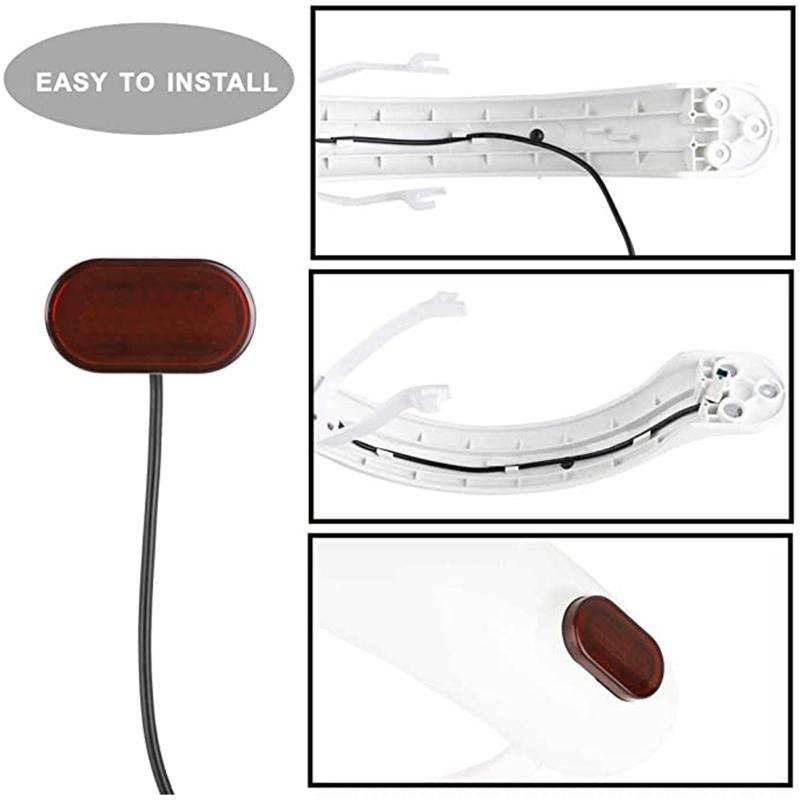 Đèn LED đuôi xe tay ga Đèn phía sau Đèn Phanh đèn hậu phanh cho Xiaomi M365 / Pro Electric Scooter Ch thay thế Màu sắc: Taillight