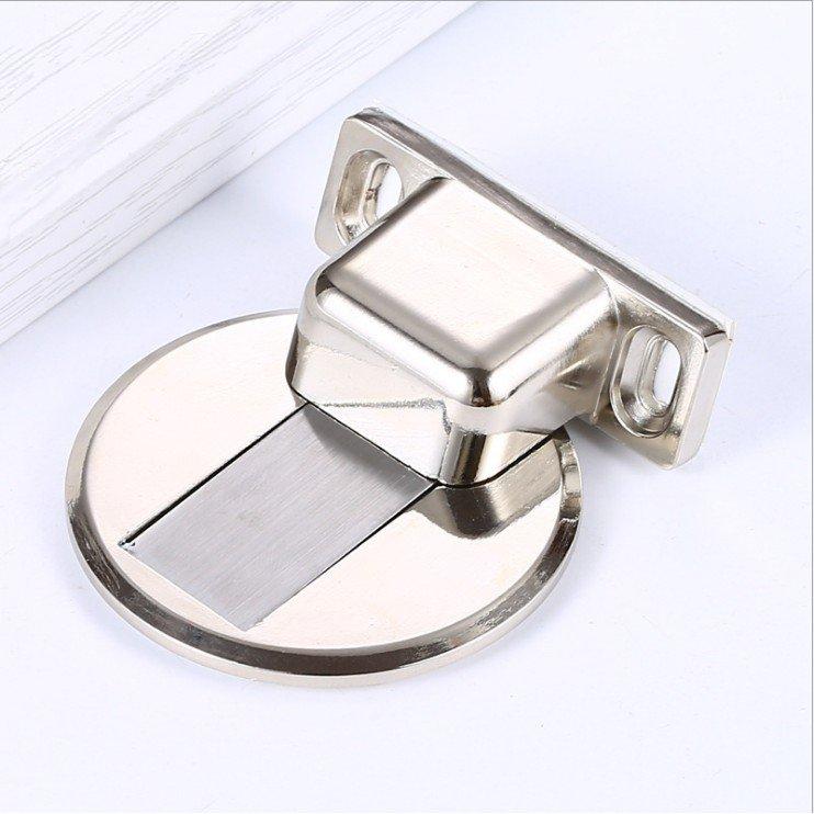 Chặn cửa nam châm đế mỏng, hít cửa inox 304 kiểu bền đẹp chống va đập tiện dụng, thiết kế thông minh, siêu mỏng CHỐNG ỒN
