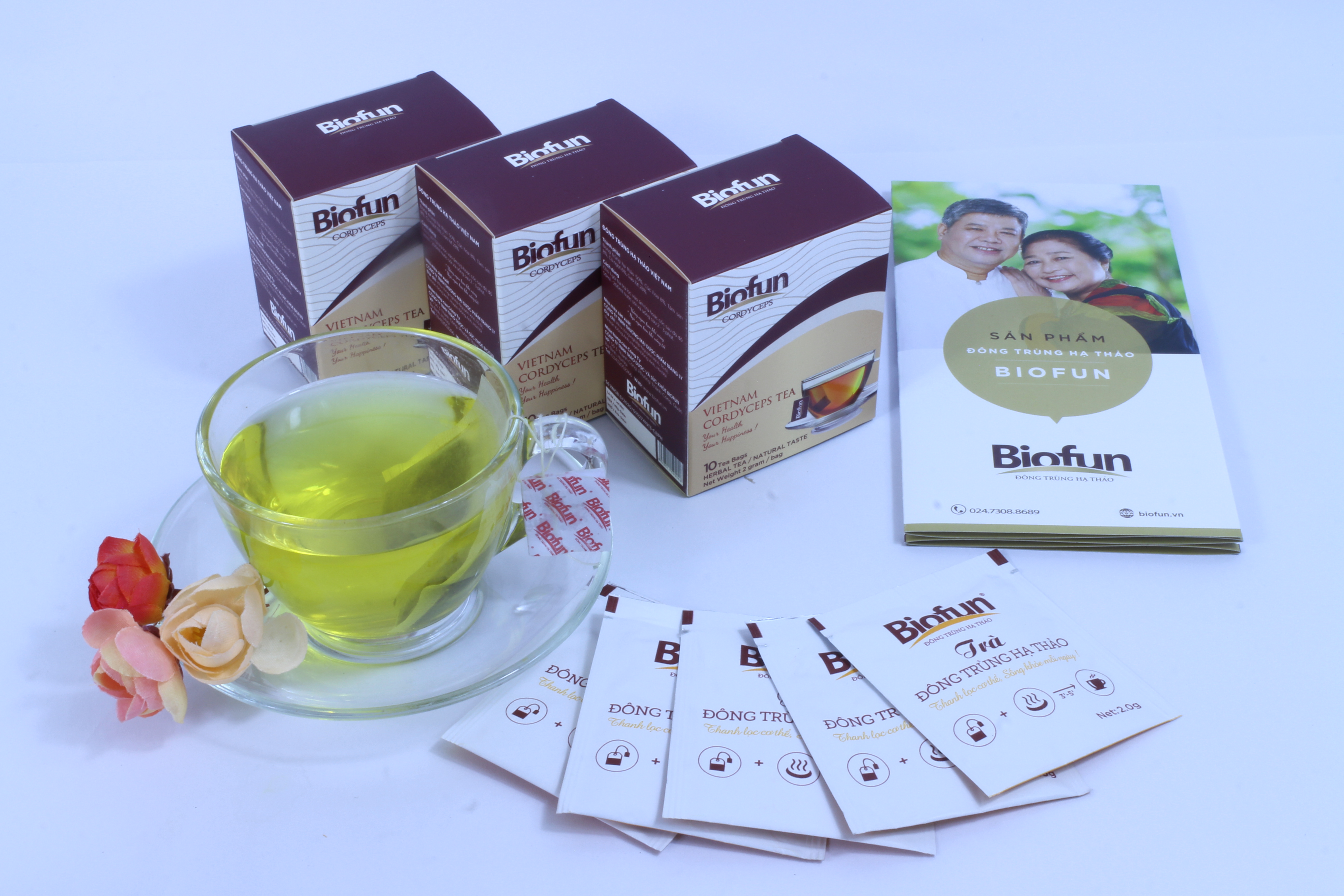 Thực phẩm chức năng Trà đông trùng hạ thảo BIOFUN