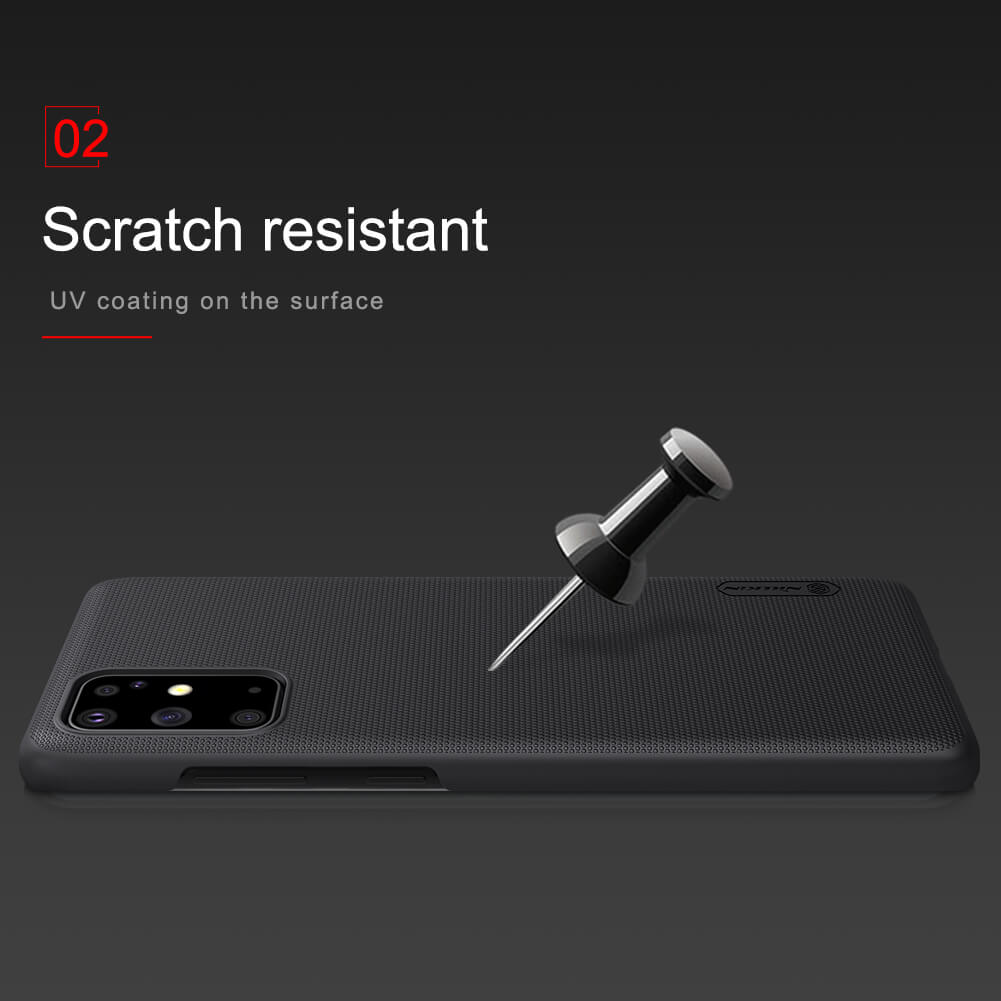 Ốp Lưng Sần chống sốc cho Samsung Galaxy S20 Plus hiệu Nillkin Super Frosted Shield - Hàng Chính Hãng