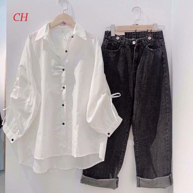 Sơ Mi Trắng Kiểu, Phong cách Hàn Quốc Trẻ Trung