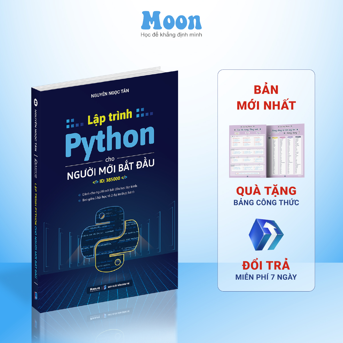 Sách ID Dạy Học lập trình Python cơ bản cho người mới bắt đầu Moonbook