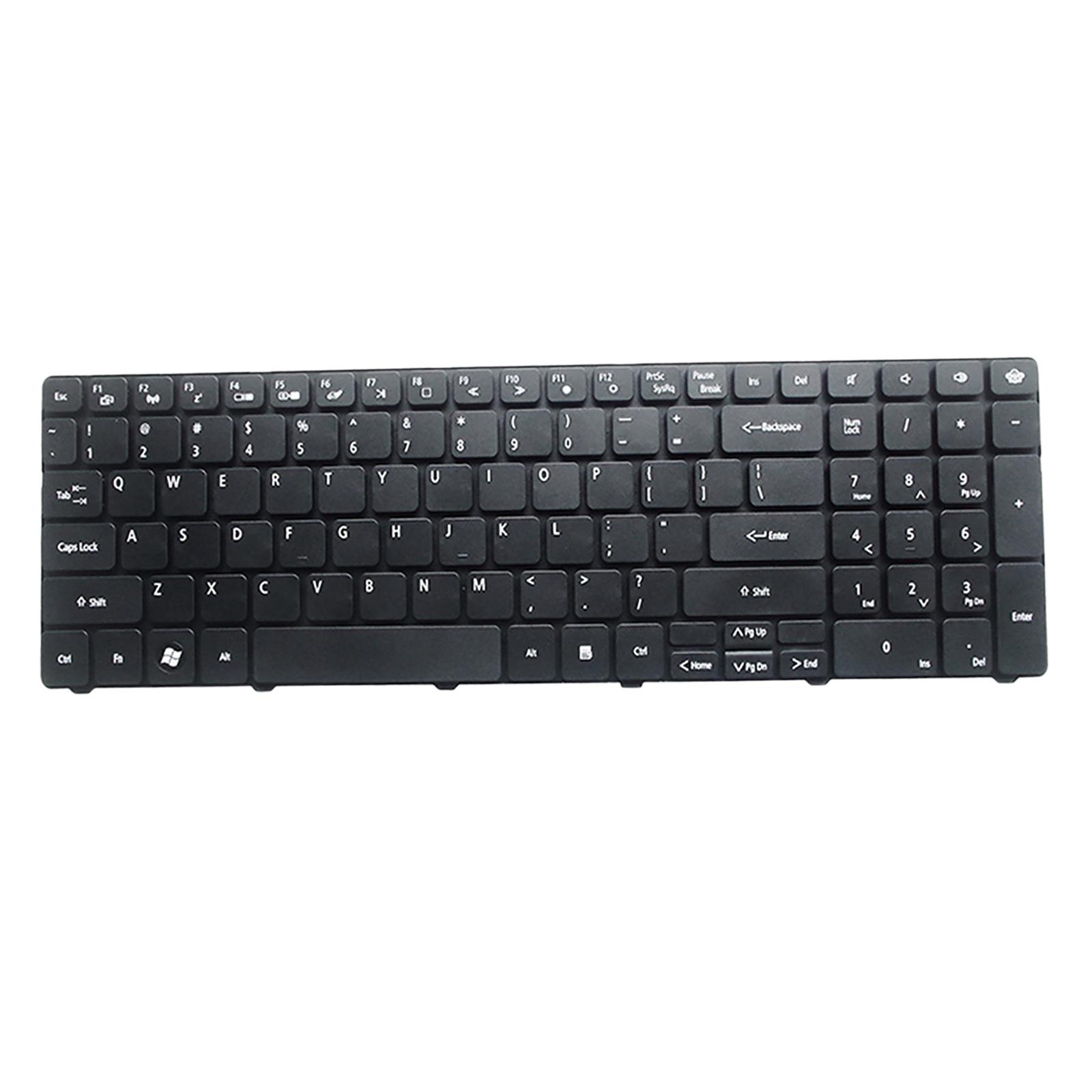 Black Laptop US Layout Keyboard for Gateway NV59A NV55C ID79C PK130QG2B00