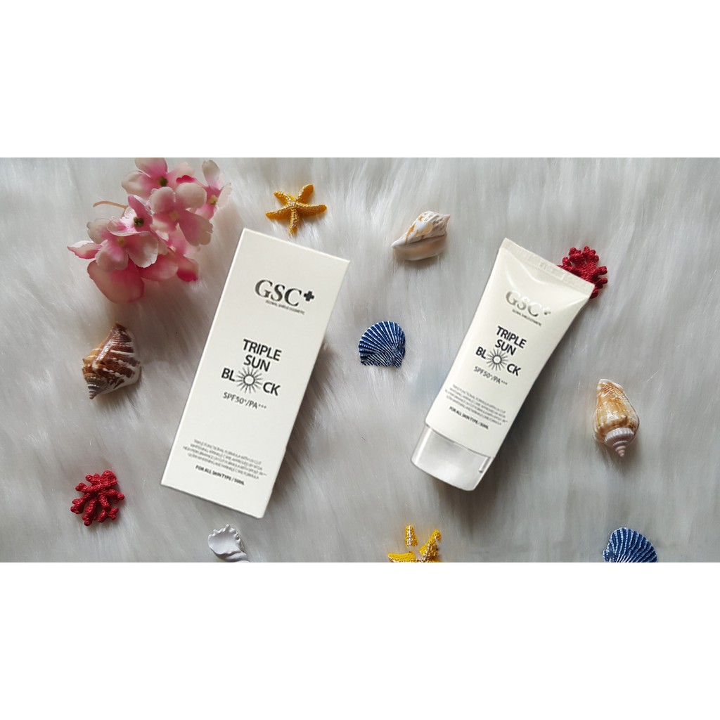 Kem chống nắng Vật lý GSC+ Triple Sun Block 50g