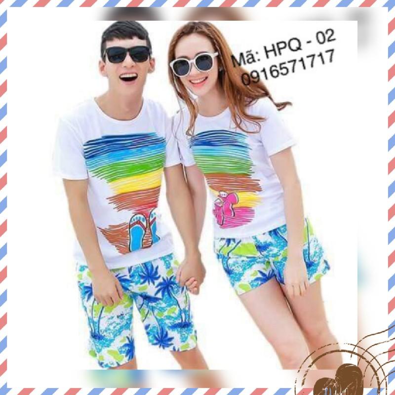 Đồ đôi đi biển cute cho cặp đôi, nhóm, gia đình- HÀNG LOẠI 1