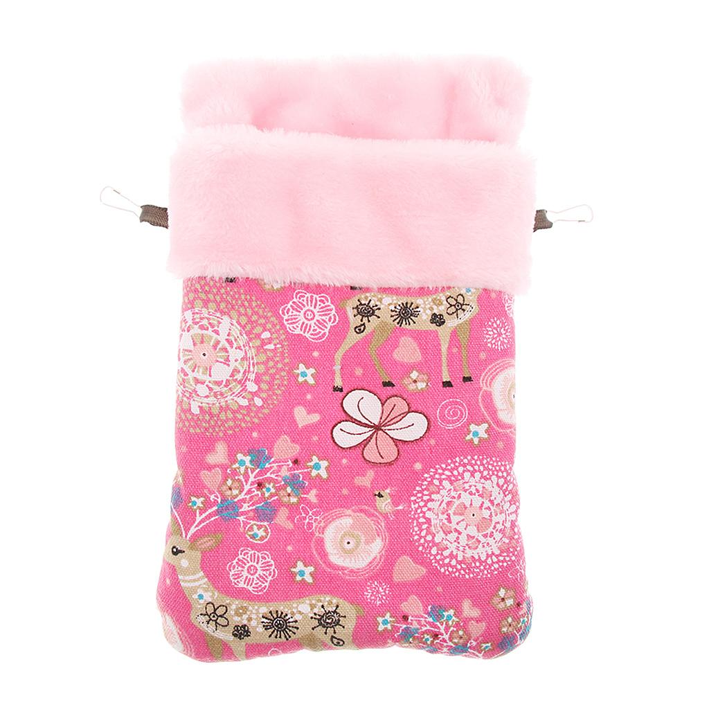 Pet Hamster Parrot Ferret Bunny Squirrel Cage Hanging Sleep Bag Pouch