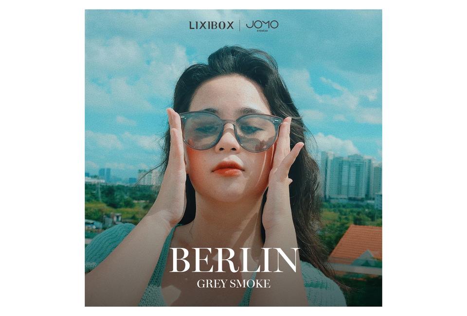 Kính Mát Thời Trang Chống Loá JOMO EYEWEAR - Berlin Grey Smoke