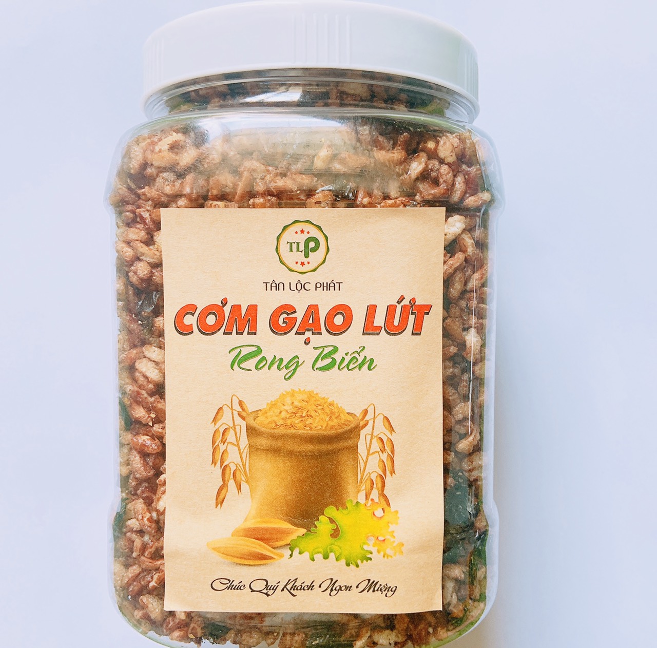 CƠM GẠO LỨT RONG BIỂN TÂN LỘC PHÁT - HŨ 500G