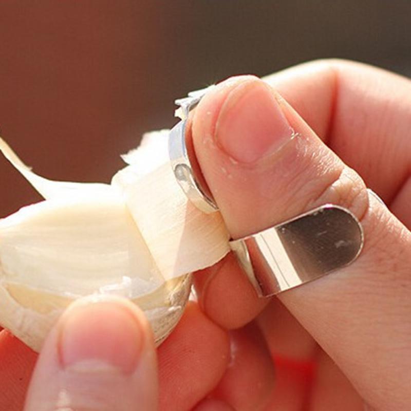 Stainless Steel Garlic Peeler Chestnut Peeler Ginger Planing Grater Crusher Device Chopper Cutter Peeler Vegetable Tools