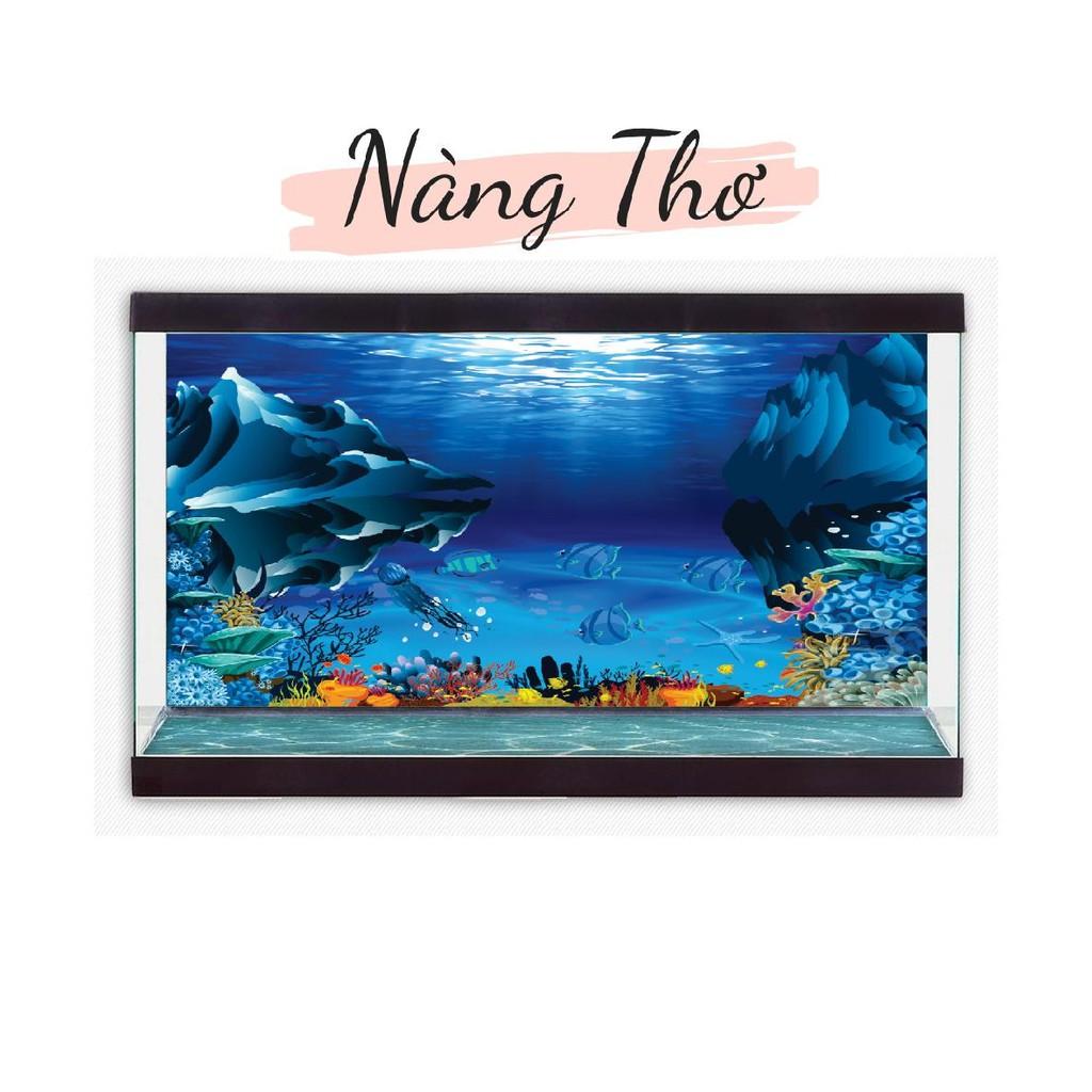 DECAL TRANH 3D DÁN HỒ CÁ_DECAL VIP