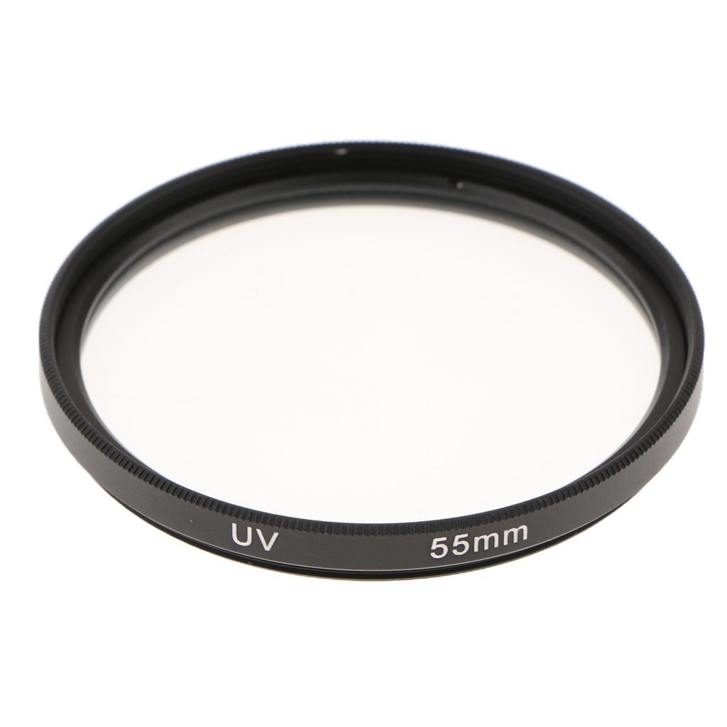 55mm UV Filter - Ultra Slim Multi Coated Ultraviolet Protection Lens Filter for Canon Nikon Sony DSLR Lens