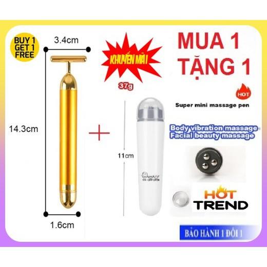 (Mua 1 Tặng 1) Máy Mát Xa Rung Cầm Tay Mát Xa Mát Mạnh 102 (Hàng Mới 100% Có Sẵn) FMA1010