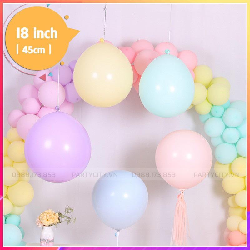 Bóng Pastel size 18inch (45cm) bóng bay trang trí tiệc sinh nhật, cưới, sự kiện khai trương
