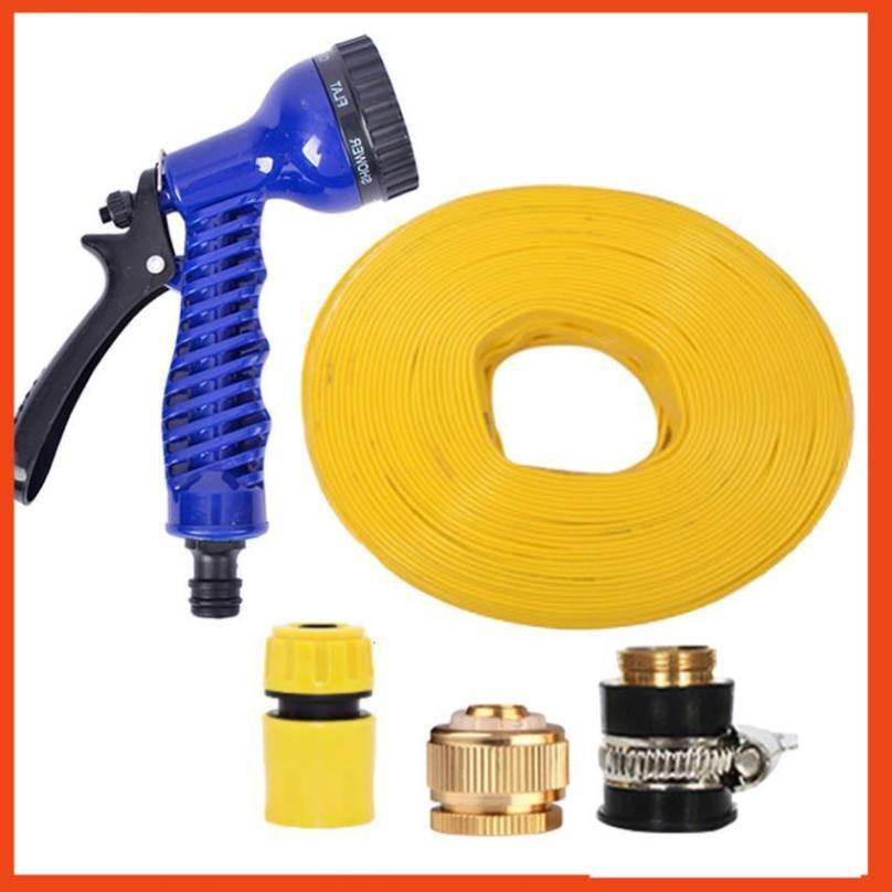 Bộ dây và vòi xịt tăng áp lực nước,rửa xe, tưới cây 15m  206843