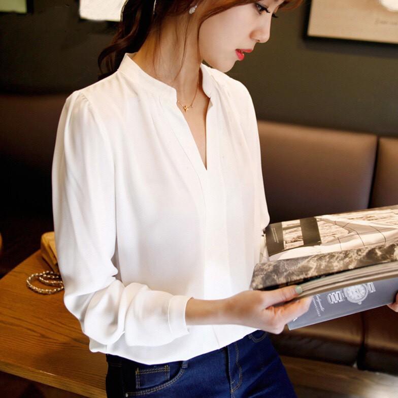 ÁO VON CHIFFON CÔNG SỞ LỊCH SỰ